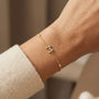 Adora – Personalized bracelet with initial & cubic zirconia