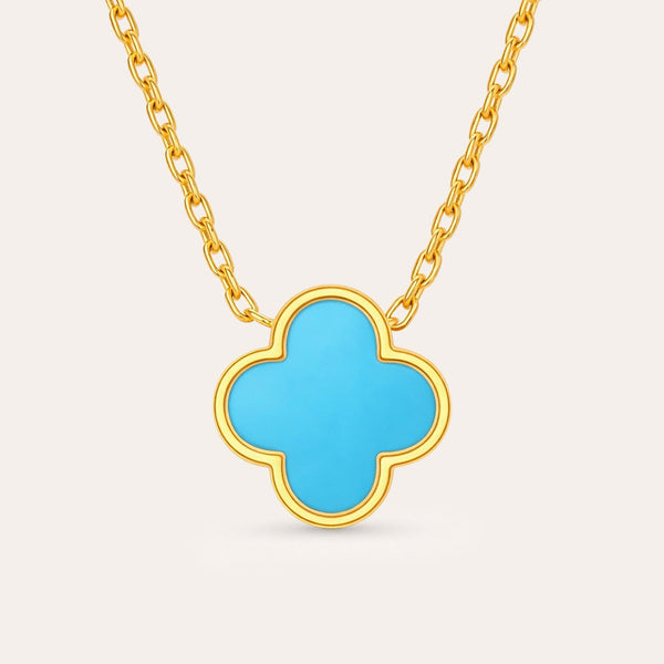 Clover charm necklace
