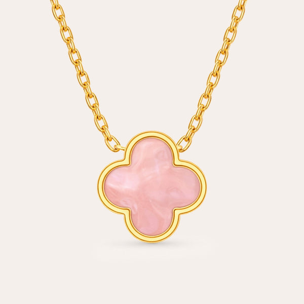 Clover charm necklace