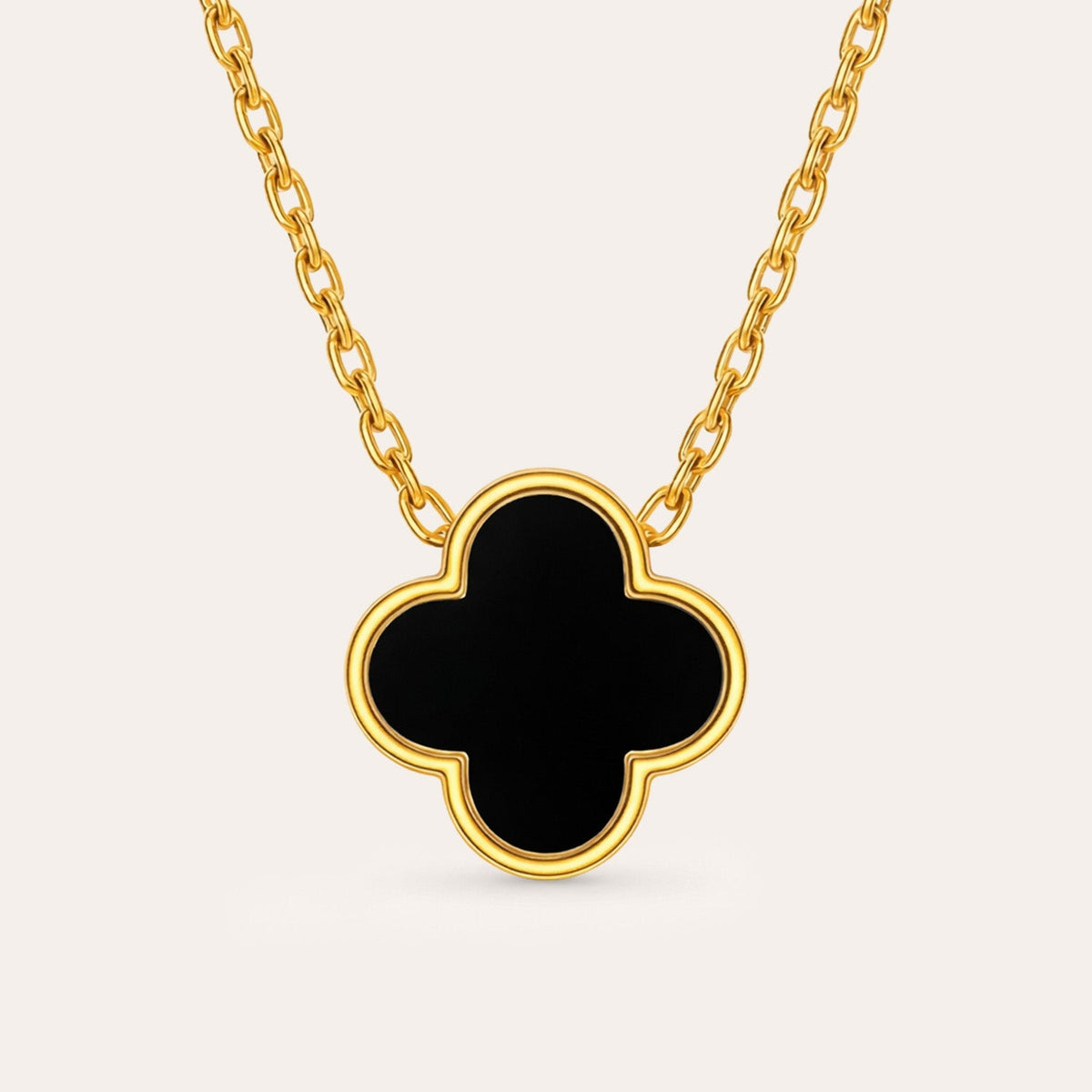 Clover charm necklace