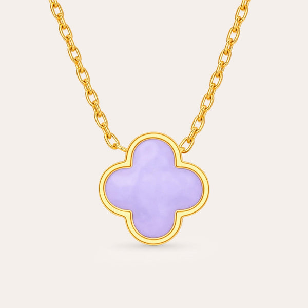 Clover charm necklace