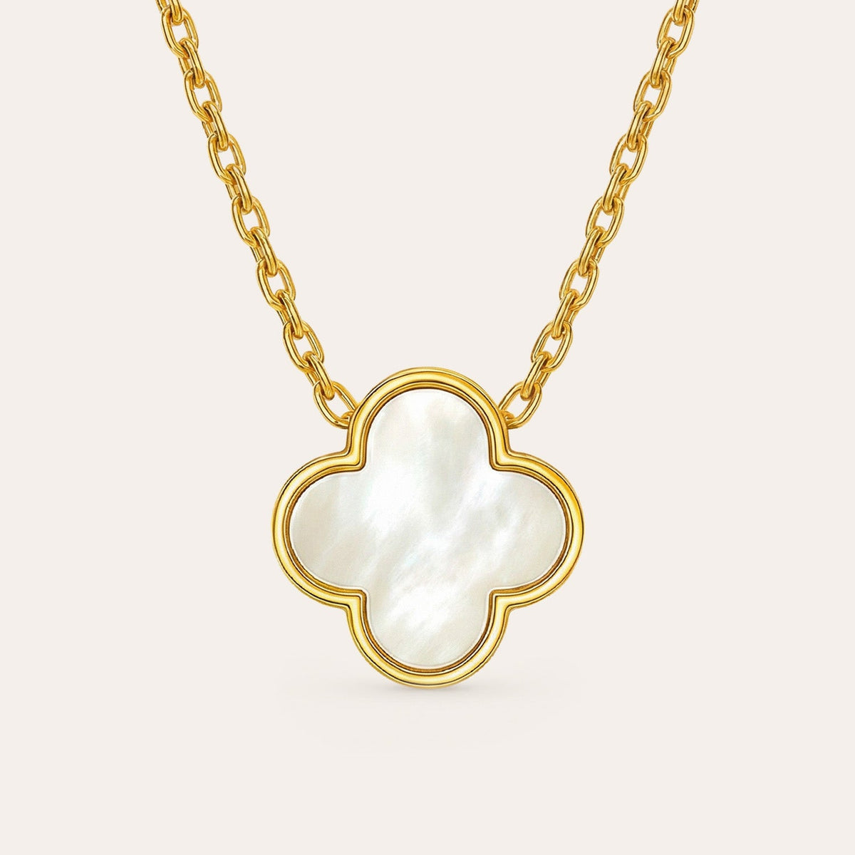 Clover charm necklace