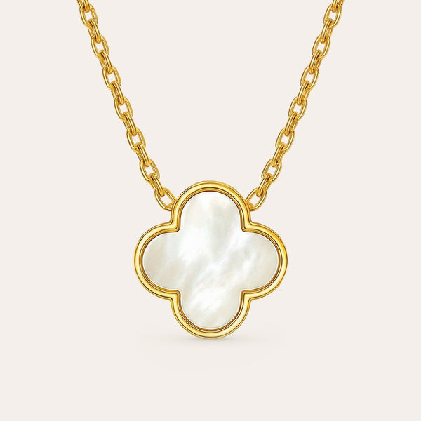 Clover charm necklace