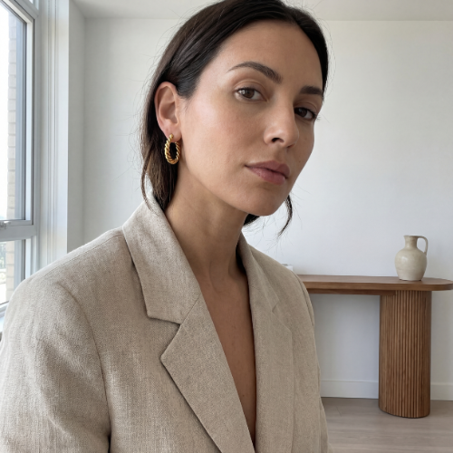 Serena Earrings - The Golden Twist Hoops