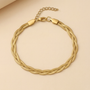 Seren Bracelet - The Woven Gold Link