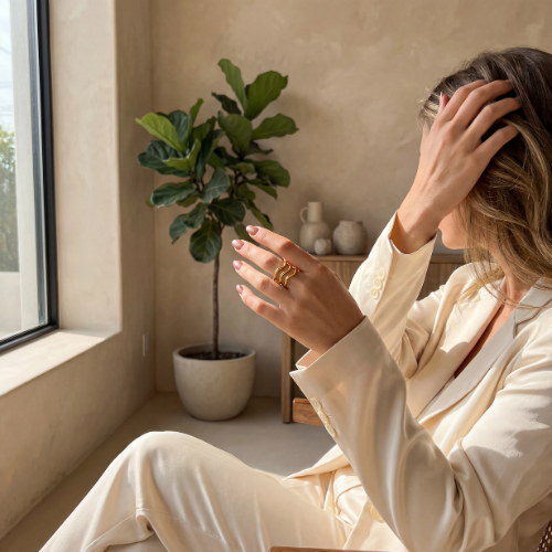 Wave Ring - The Fluid Elegance Band