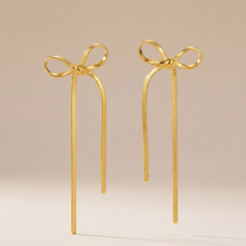 Serenity Earrings - The Bow of Elegance