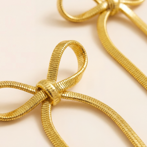 Serenity Earrings - The Bow of Elegance