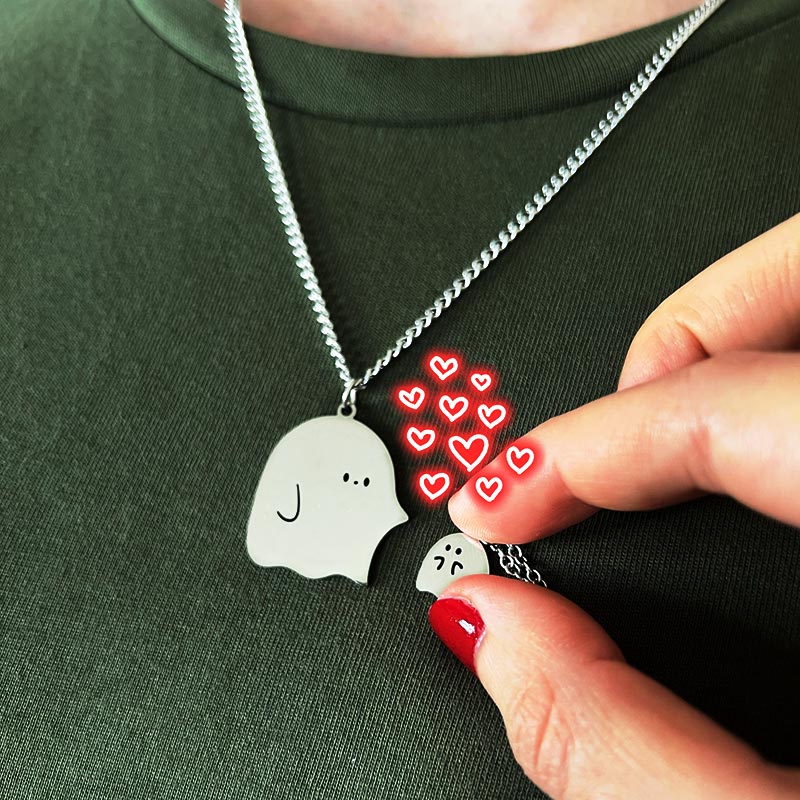 Cuddly ghosts, set of matching ghosts