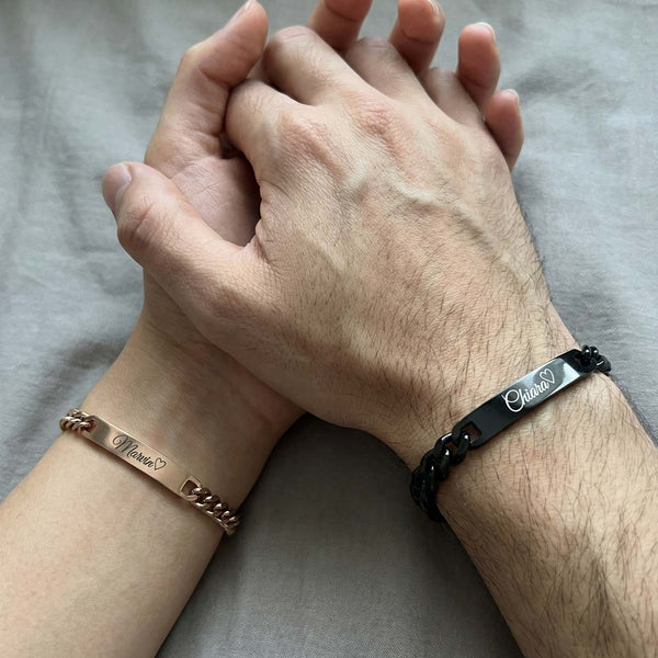 Infinity Chain – ID Partner Cuban bracelet with engraving