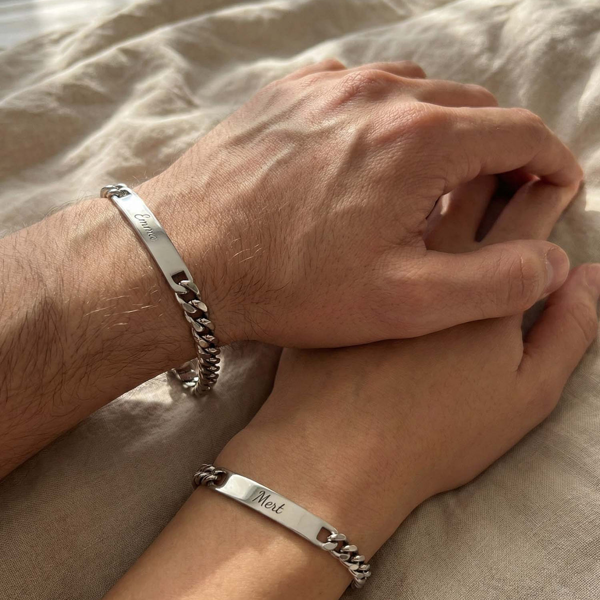 Infinity Chain – ID Partner Cuban bracelet with engraving