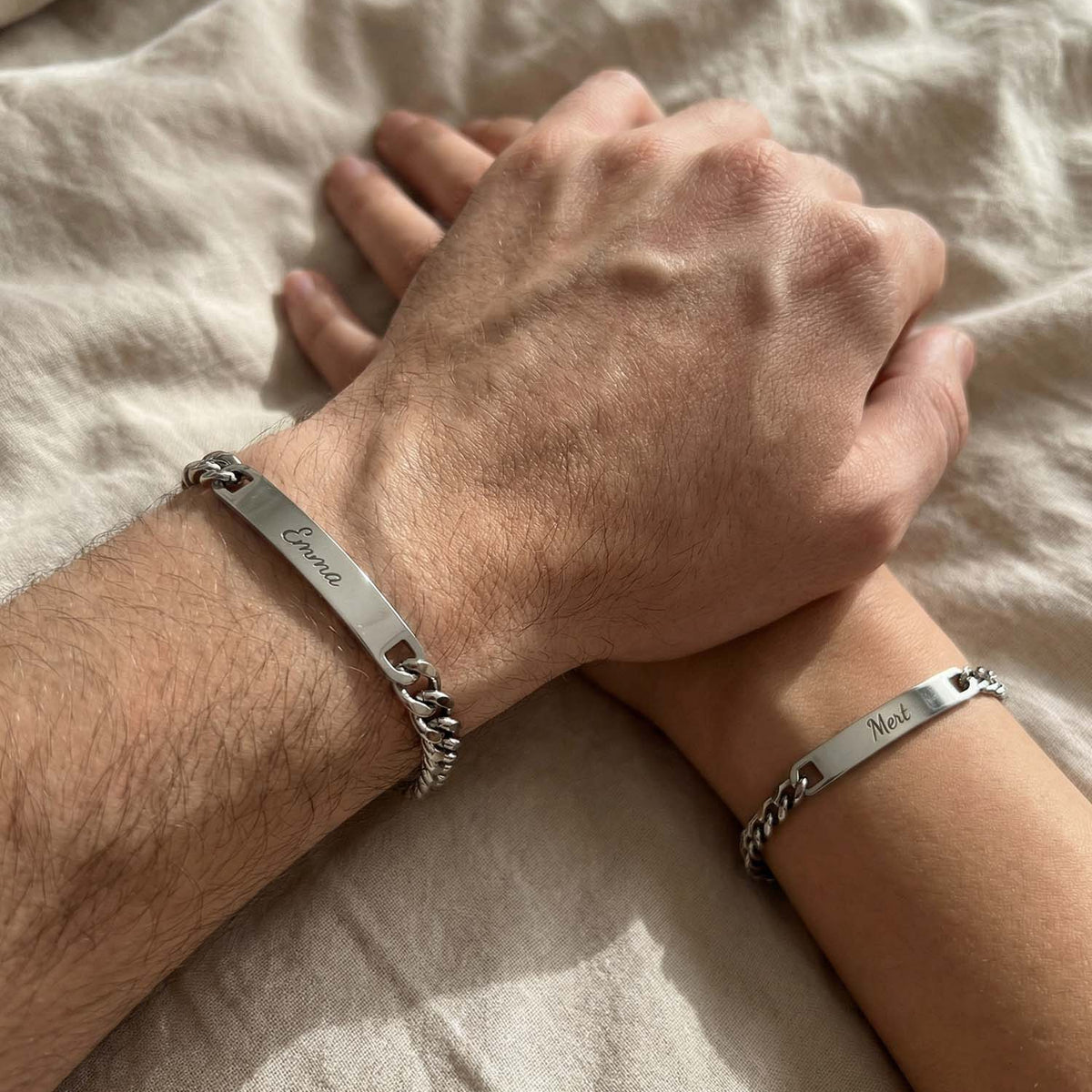 Infinity Chain – ID Partner Cuban bracelet with engraving