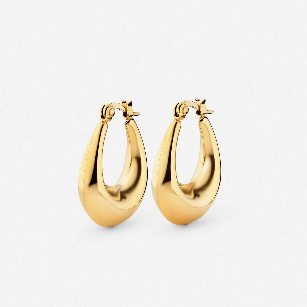 Drop Hoop Earrings