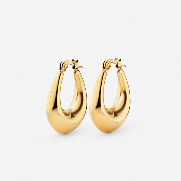 Drop Hoop Earrings