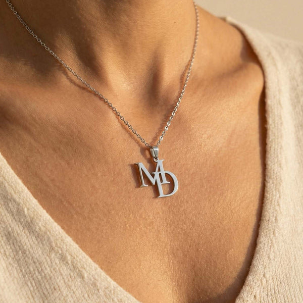Lyria - Necklace with 2 initials