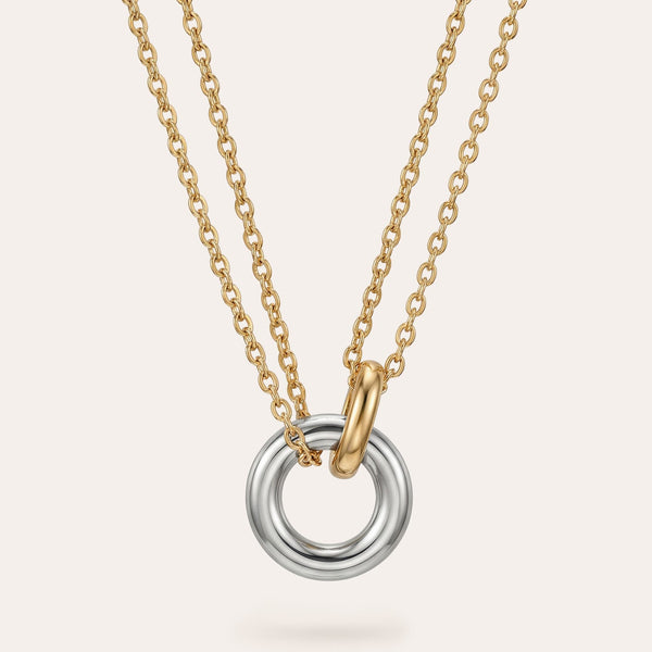 Noemie, Necklace With Ring-Shaped Pendant
