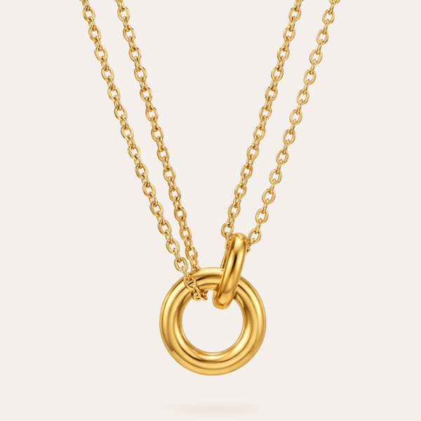 Noemie, Necklace With Ring-Shaped Pendant