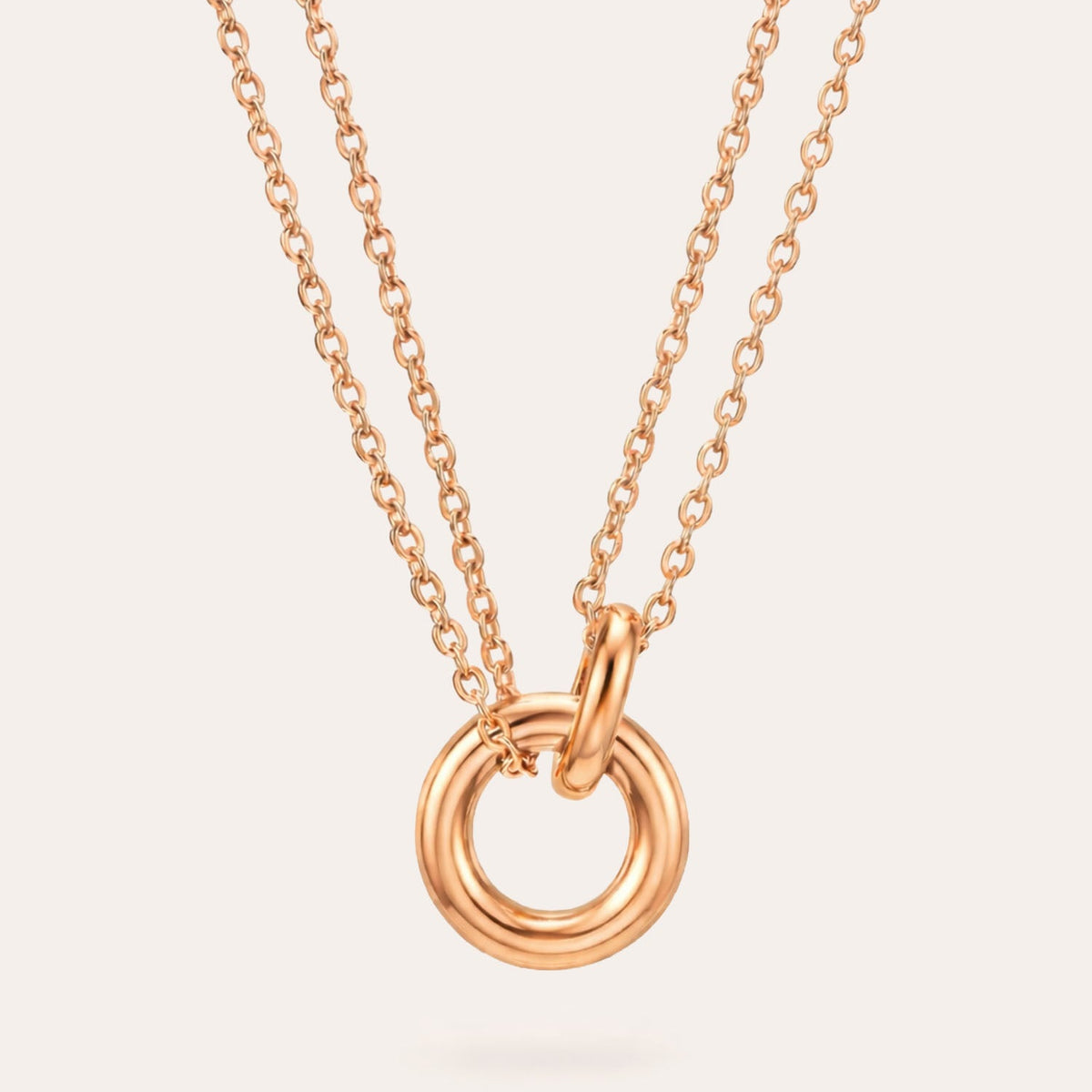 Noemie, Necklace With Ring-Shaped Pendant