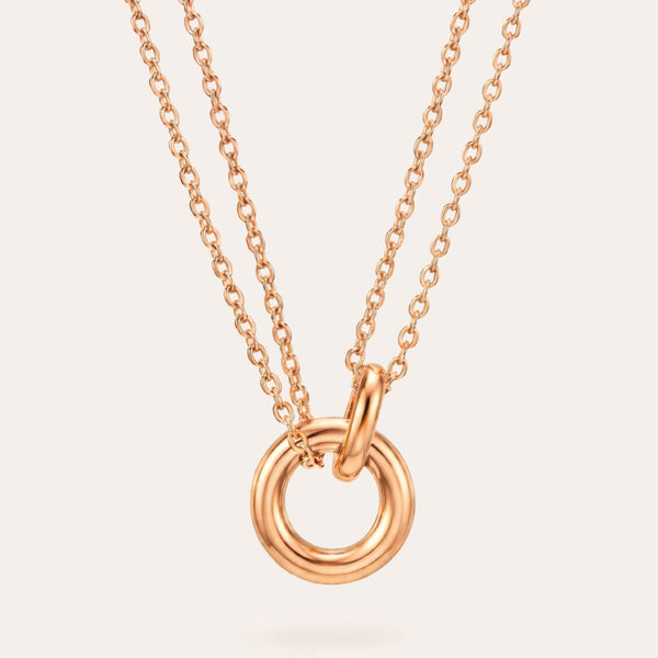 Noemie, Necklace With Ring-Shaped Pendant