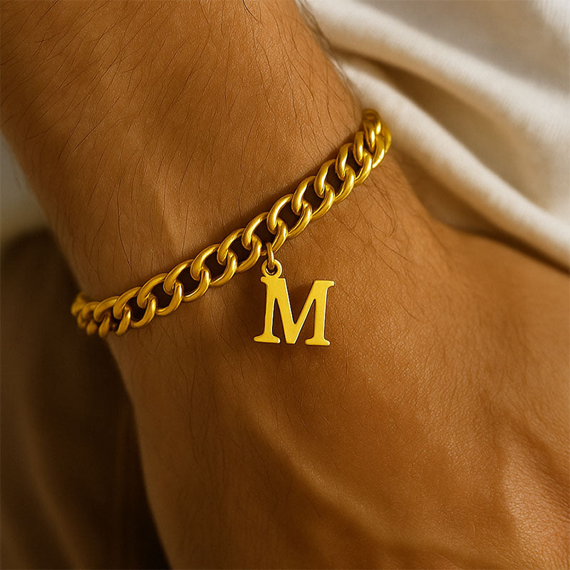 Signature Chain – Cuban bracelet with letter