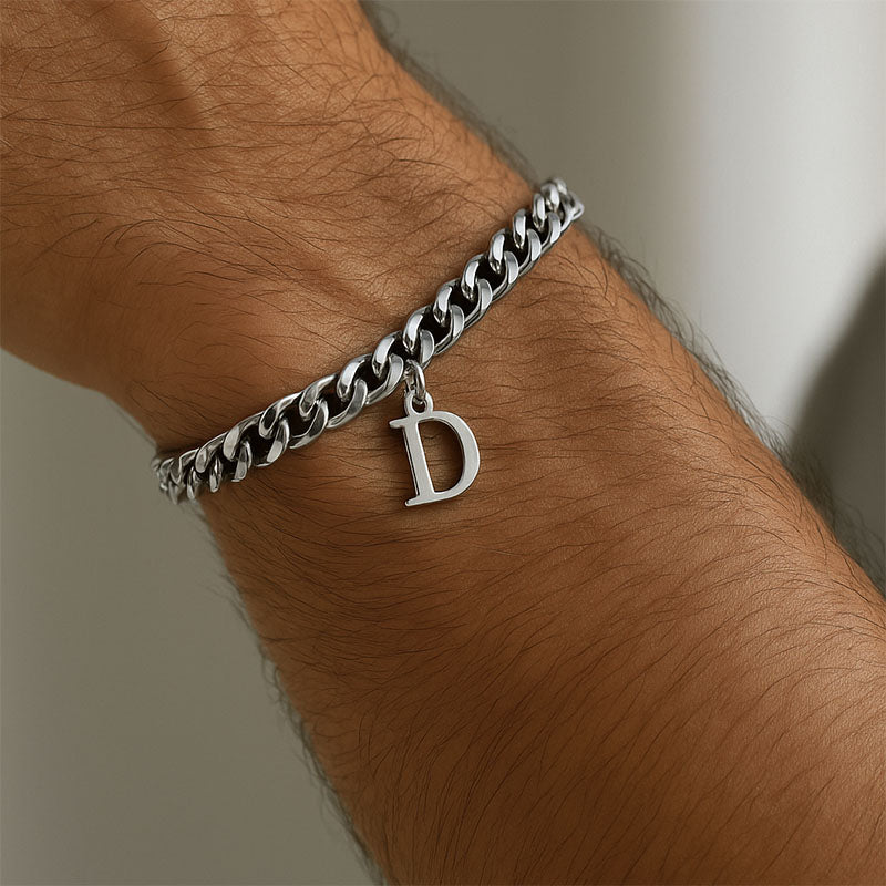 Signature Chain – Cuban bracelet with letter