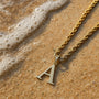 Signature chain - urban necklace with letters