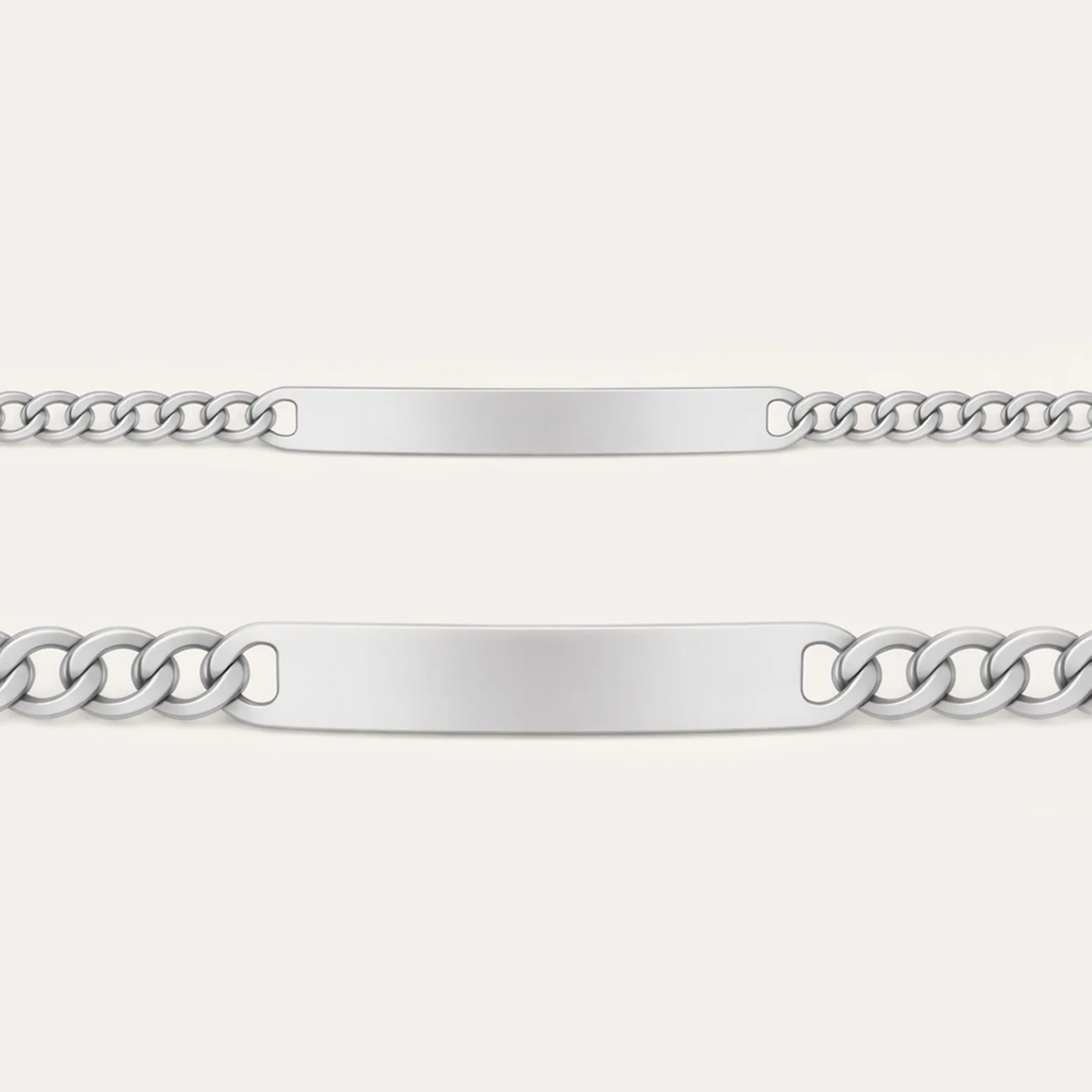 Infinity Chain – ID Partner Cuban bracelet with engraving